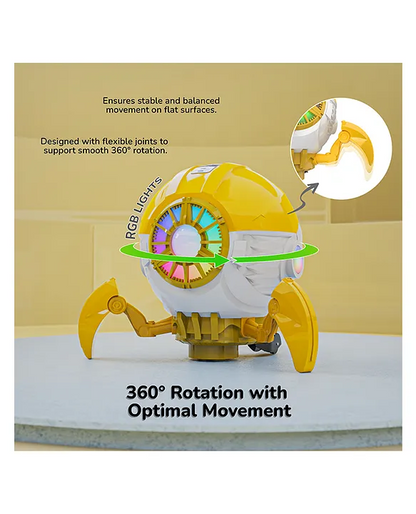 Mirana Space Octopus Bump 'N Go Musical Toy