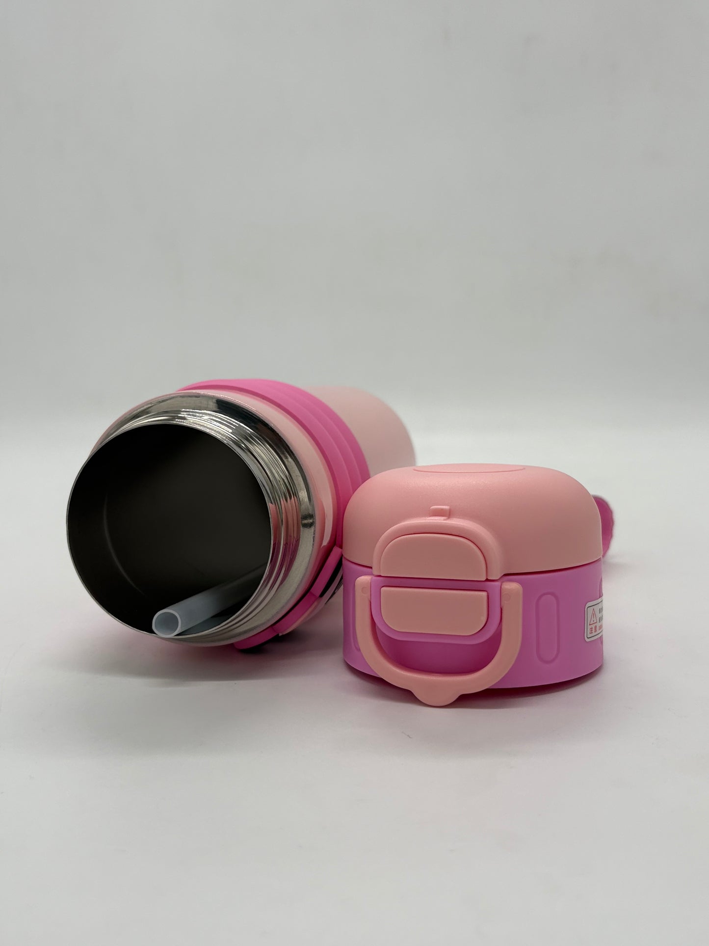 Panda Character Insulated Sipper Bottle 520ml with Silicone Band