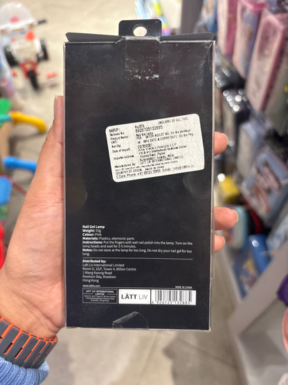 Blue light Nail paint Lamp for quick drying the gel nailpaint