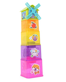 Windmill ABC Tower Stack Block Game