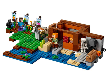 Brick My World Minecraft Farm Cottage Mega Blocks 840 Pcs - Building Set for Ages 6+