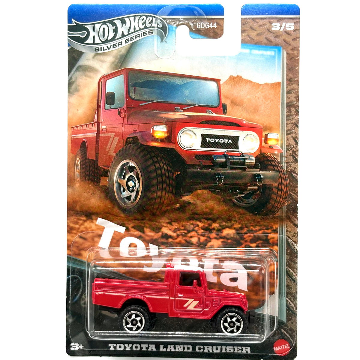 Hot Wheels Silver Series Toyota Off-Road Die-Cast Car - GDG44