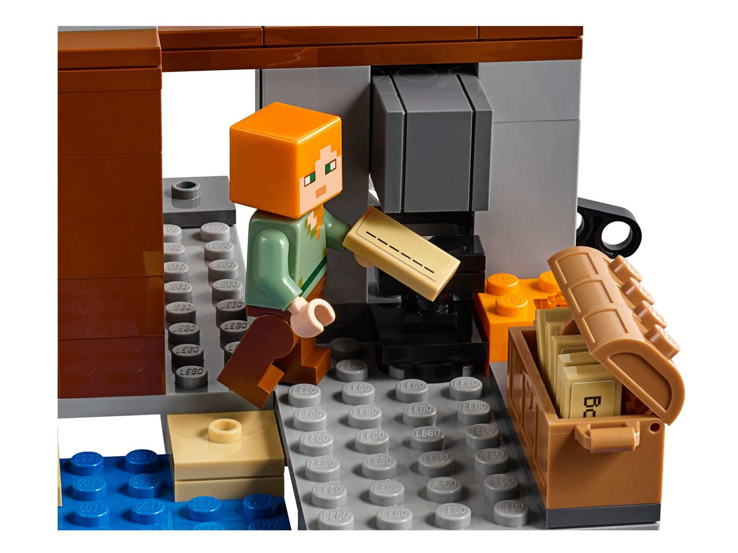 Brick My World Minecraft Farm Cottage Mega Blocks 840 Pcs - Building Set for Ages 6+