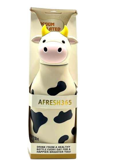 Cow Insulated Sipper Bottle 450ml