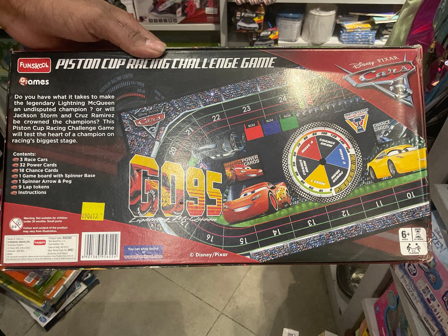 Funskool Disney Pixar Cars 3 Piston Cup Racing Challenge Board Game