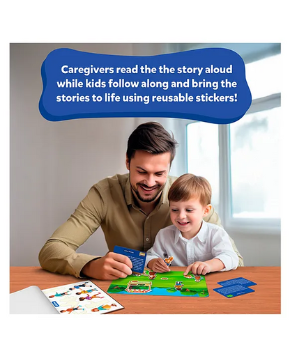 Skillmatics Sticker Stories Creative Activity Kit, 150+ Reusable Stickers
