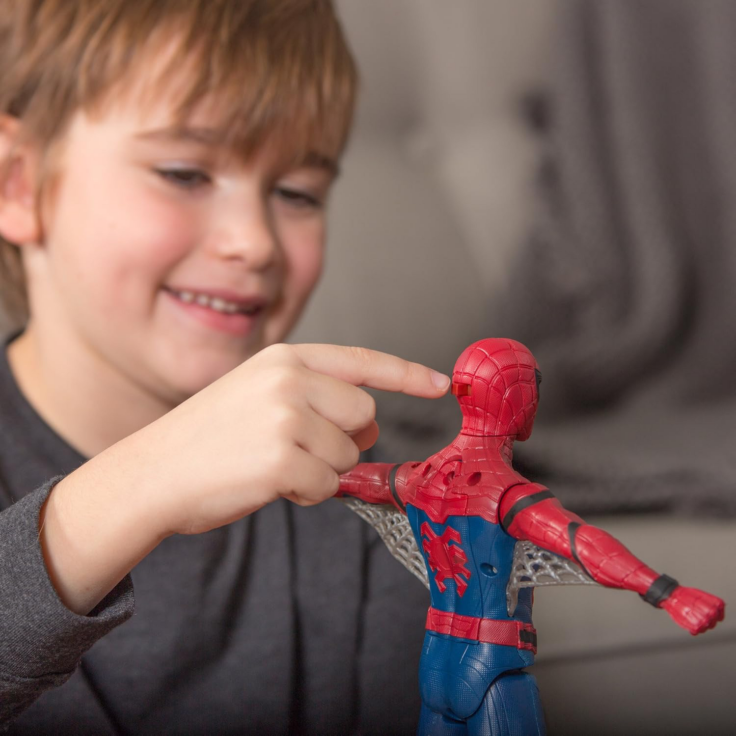 Spiderman Homecoming Action Figure with Sound and Eye Blinking