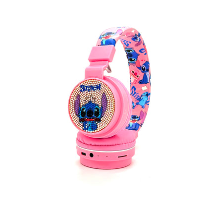 Stitch Wireless Kids' Headphones – Sparkling Bling Design