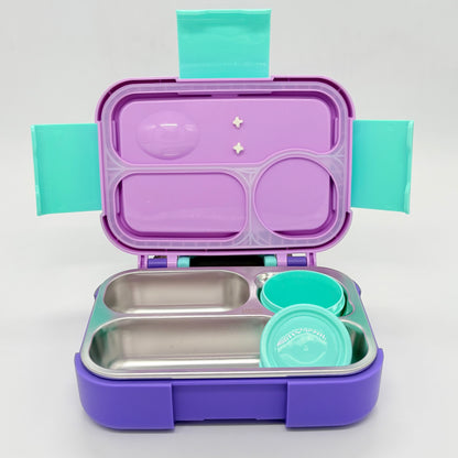 Doodle Suitcase Steel Lunch Box 680 ml
