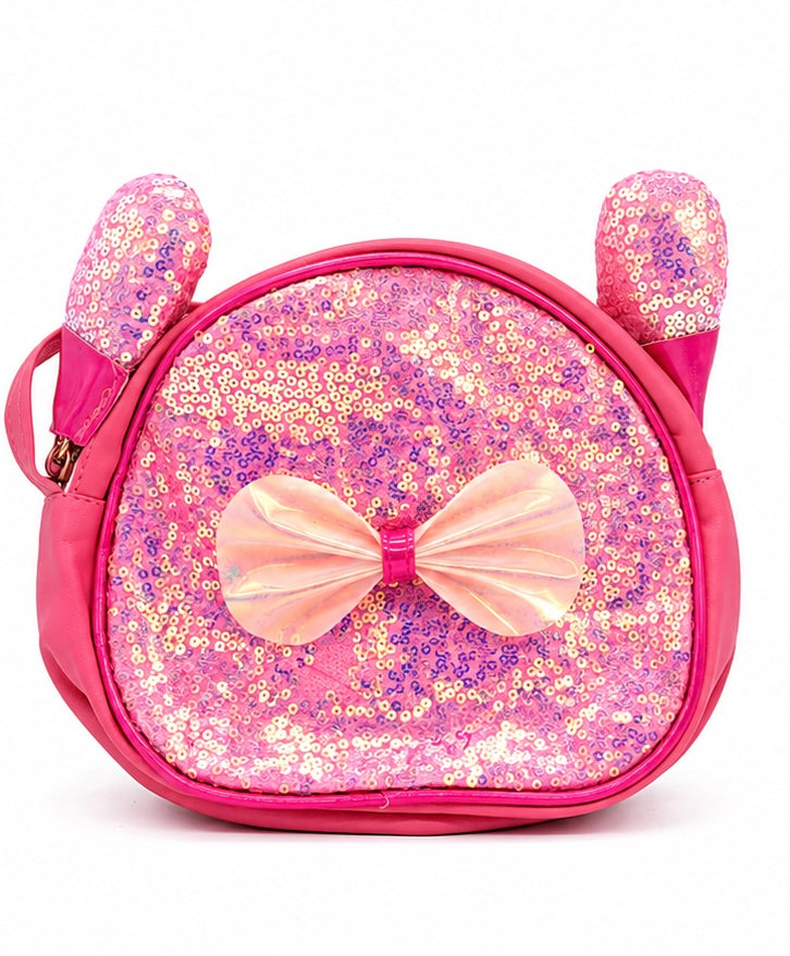 Sequin Bunny Ear Bow Handbag for Girls