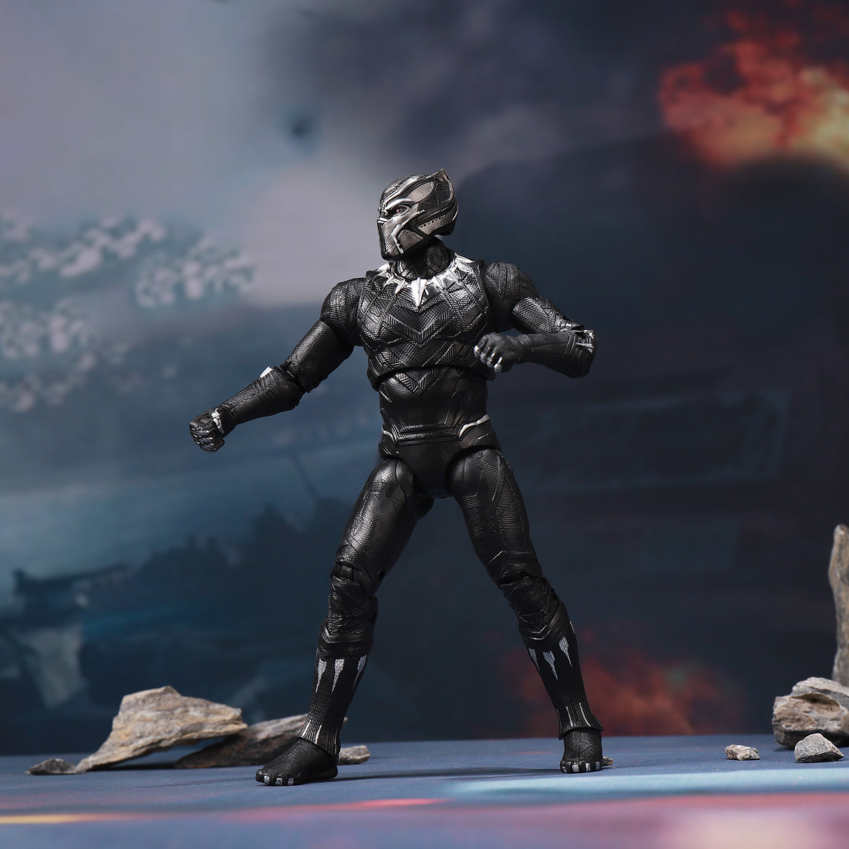 Marvel Infinity Saga Black Panther ZD Toys Premium Action Figure with Display Stand
