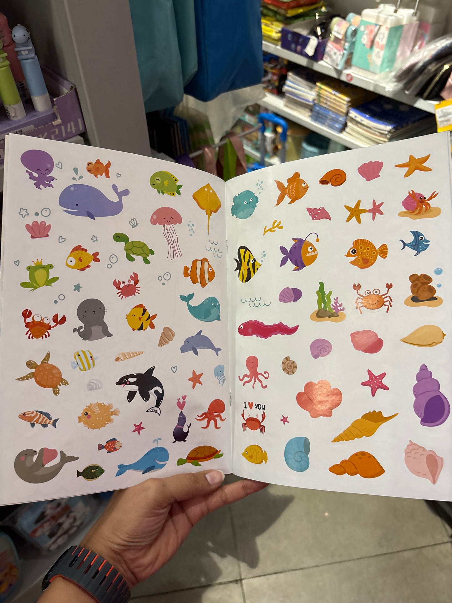 3D Coloring Sticker Book, Surprise Pages, Assorted Themes