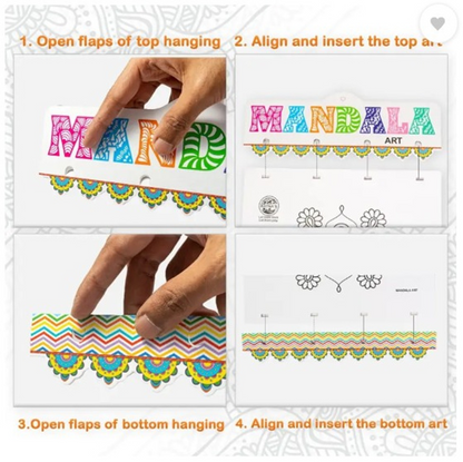 Ratna's Unicorn Mandala Art Colouring Kit