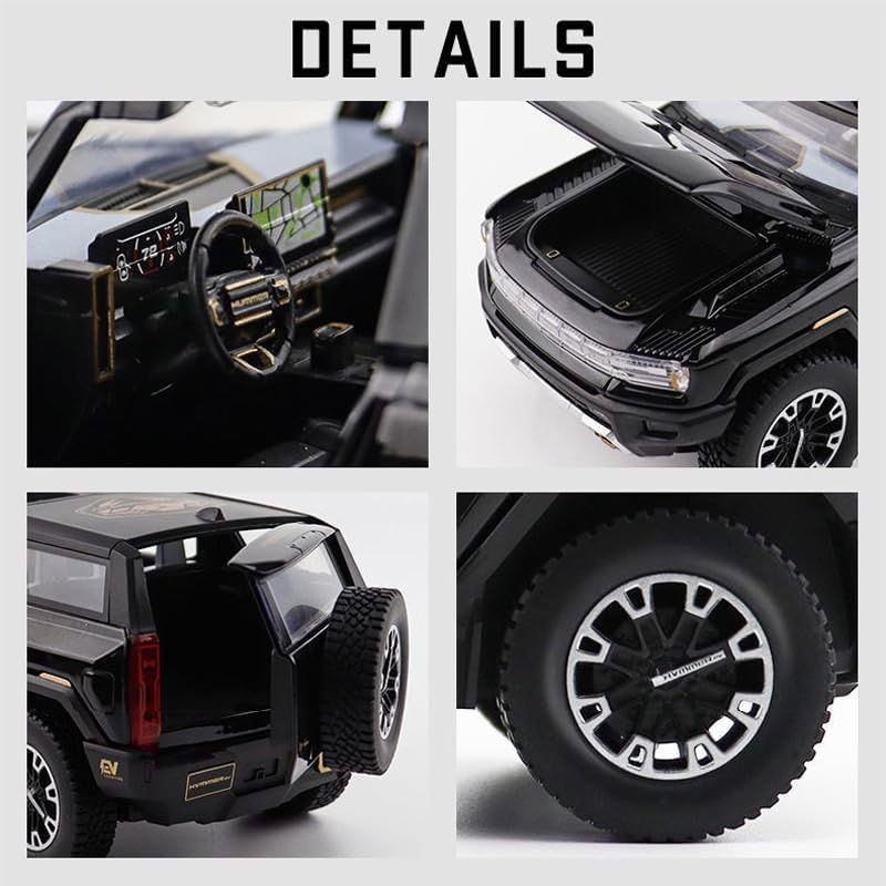 Die-Cast Hvmmer Off-Road Model Car  with Light & Sound 1:24 Scale