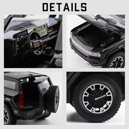 Die-Cast Hvmmer Off-Road Model Car  with Light & Sound 1:24 Scale