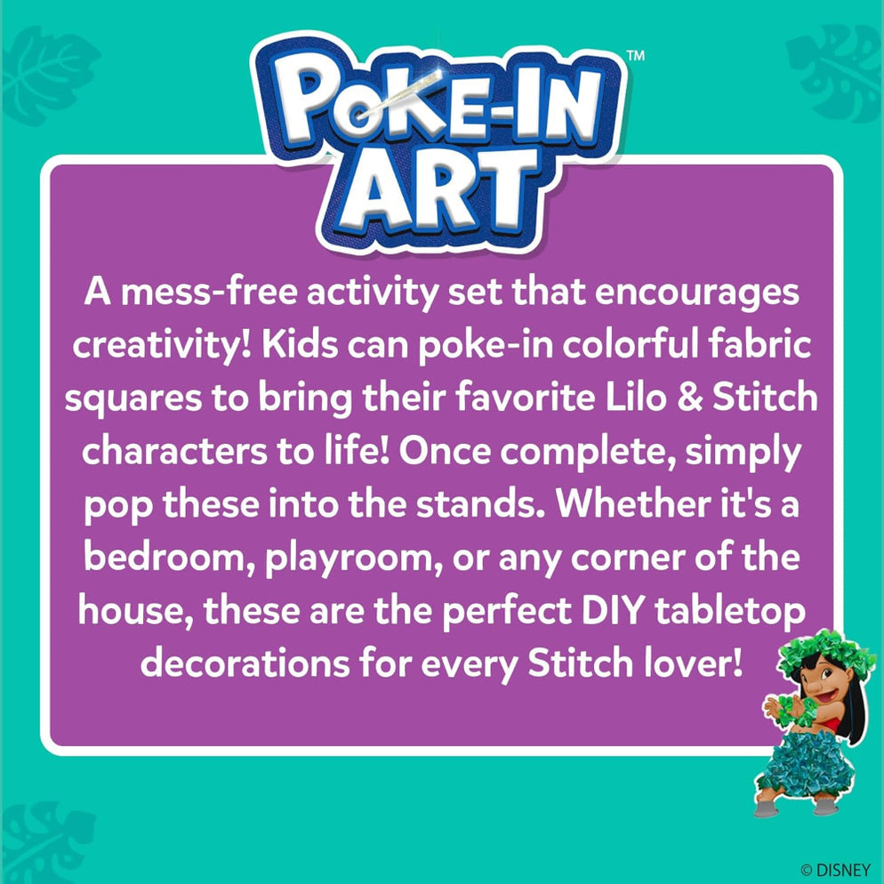 Skillmatics Disney Poke-In Art of Stitch and Lilo