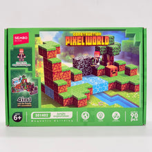 Sembo Pixel World Jungle Exploration Magnetic Building Block Set - 90 Pcs