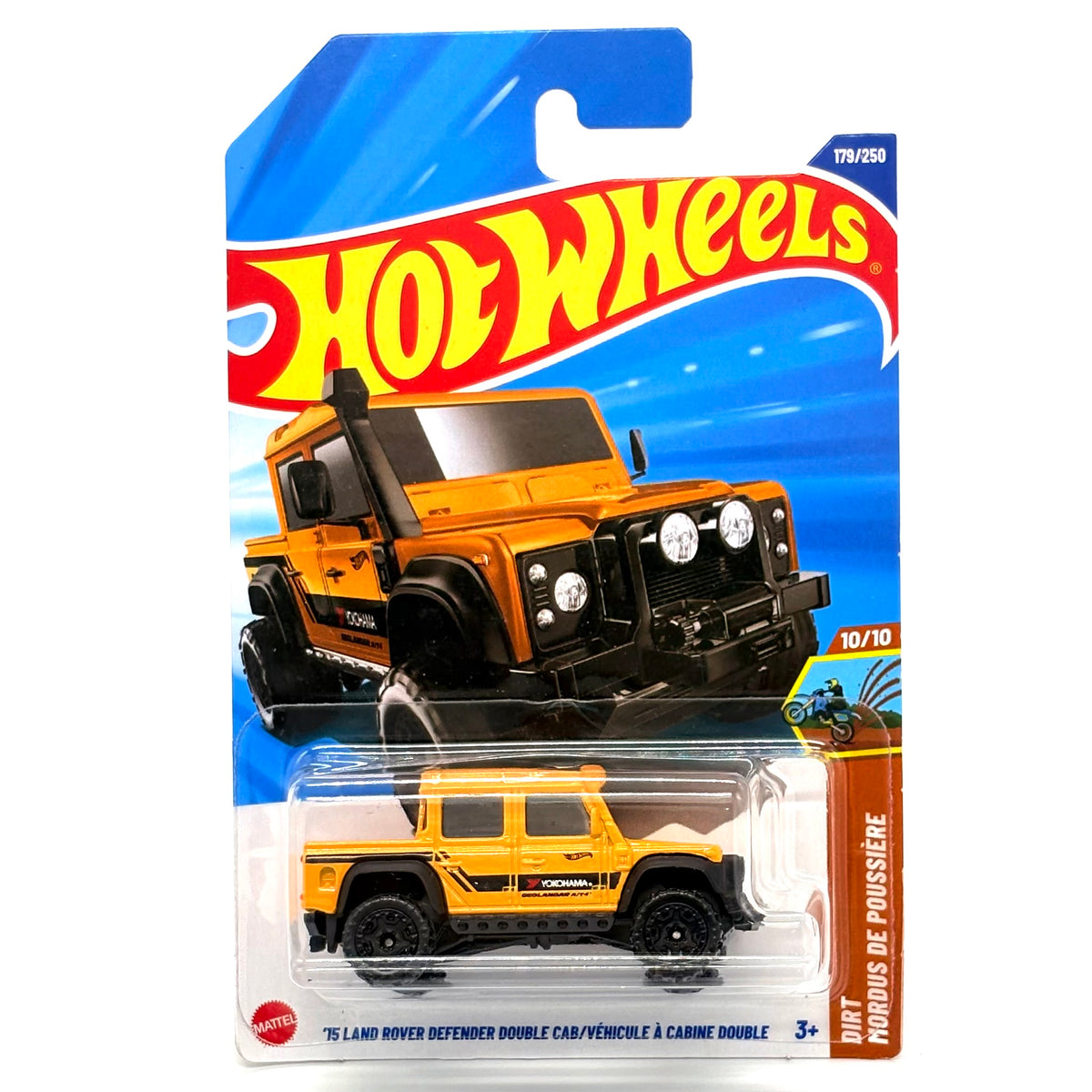 Hot Wheels Basic Mainline Car '15 Land Rover Defender Double Cab/ Vehicule A Cabine Double