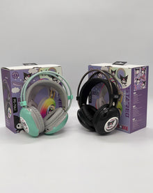 Kuromi Bluetooth Wireless Headphone with Lighting Effects