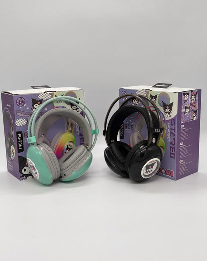 Kuromi Bluetooth Wireless Headphone with Lighting Effects