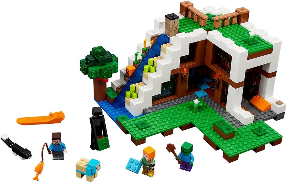 Brick My World Waterfall Base Building Set 829 Blocks