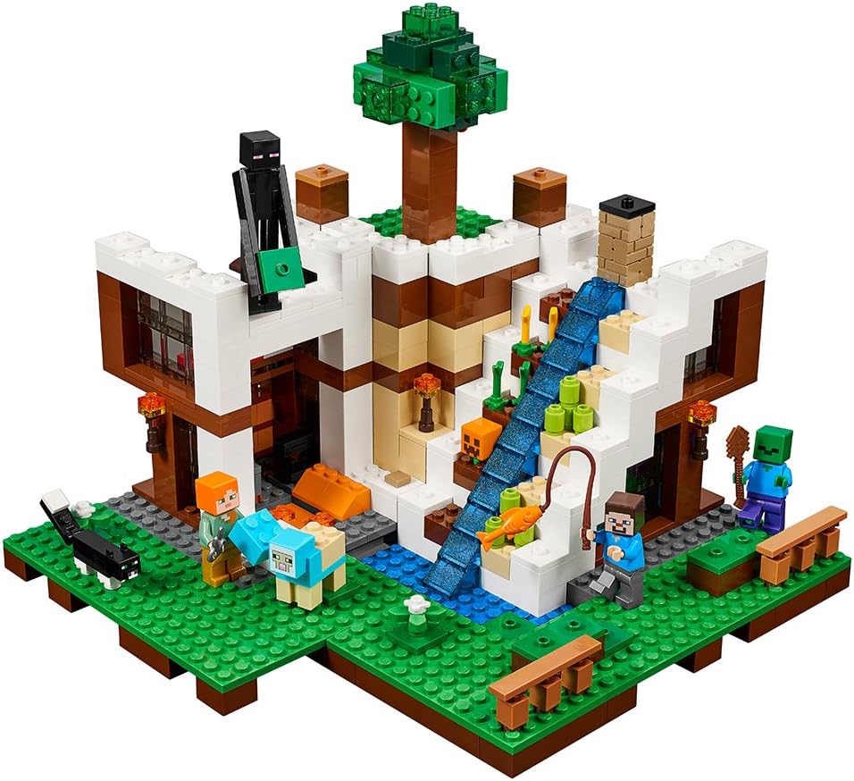 Brick My World Waterfall Base Building Set 829 Blocks