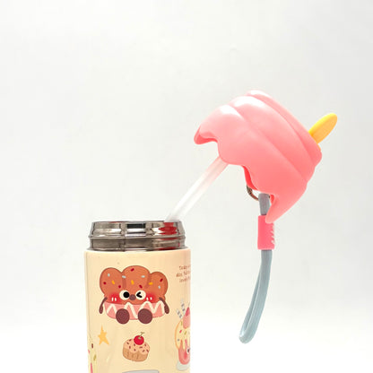 Ice-Cream Sipper Insulated Bottle - 600ml