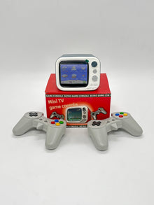 Mini TV Retro Game Console with Built-in Games and 2 Wired Controllers