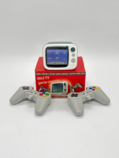 Mini TV Retro Game Console with Built-in Games and 2 Wired Controllers