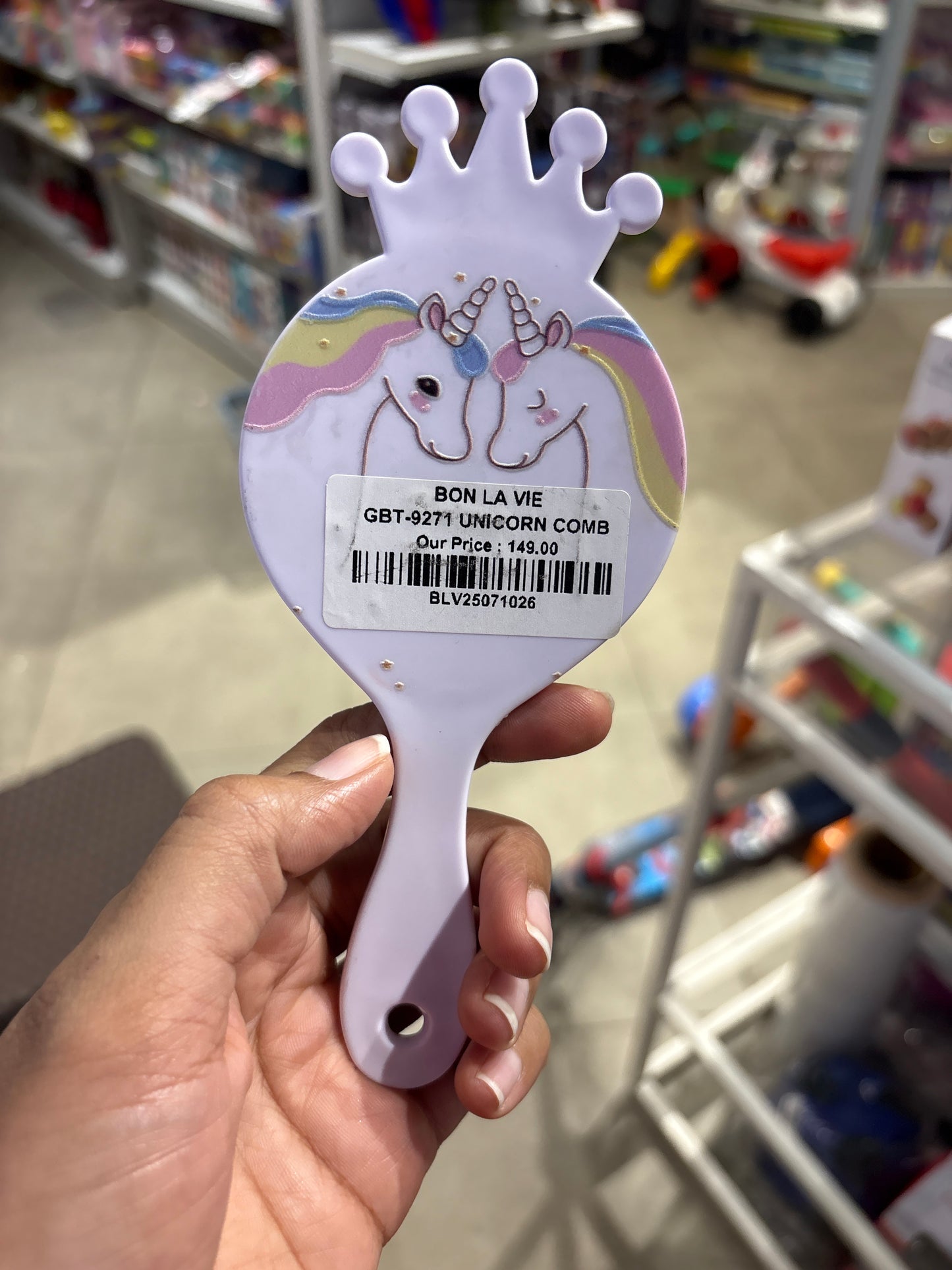 GBT9271  UNICORN comb for baby