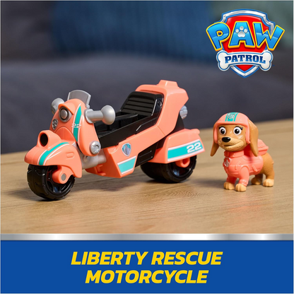 Funskool Paw Patrol Liberty Rescue Motorcycle with Liberty Action Figure