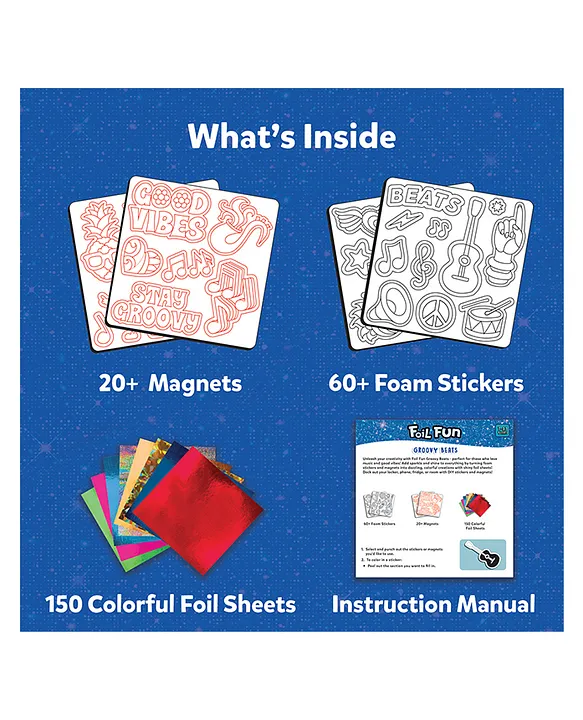 Skillmatics Foil Fun Groovy Beats