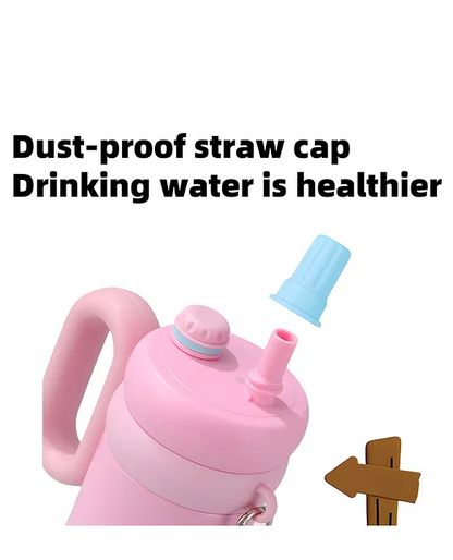 Cute Heart Vaccum Bottle