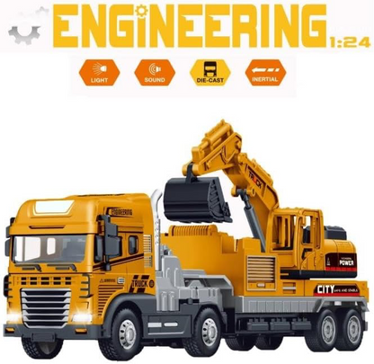 Transport Truck JCB Toy For Kids