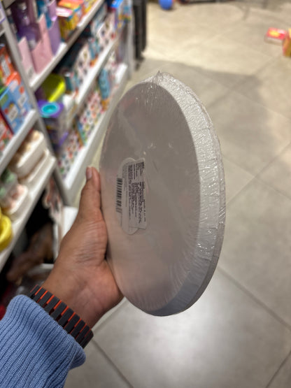 Leopard Print Paper Plate Gold