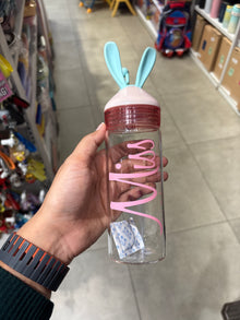 Bunny Ear Glass Water Bottle