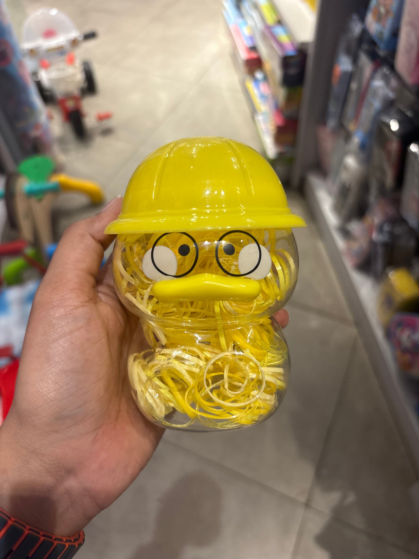 Disposable Hair Ties Yellow