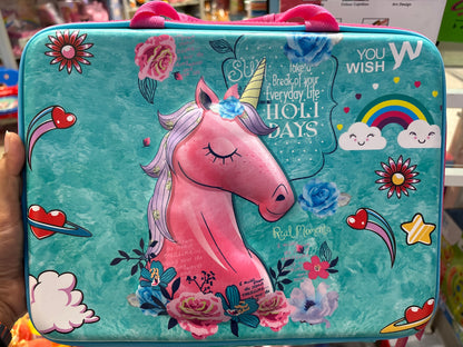 You Wish Kids Laptop Style Folder Case with Multiple Compartments