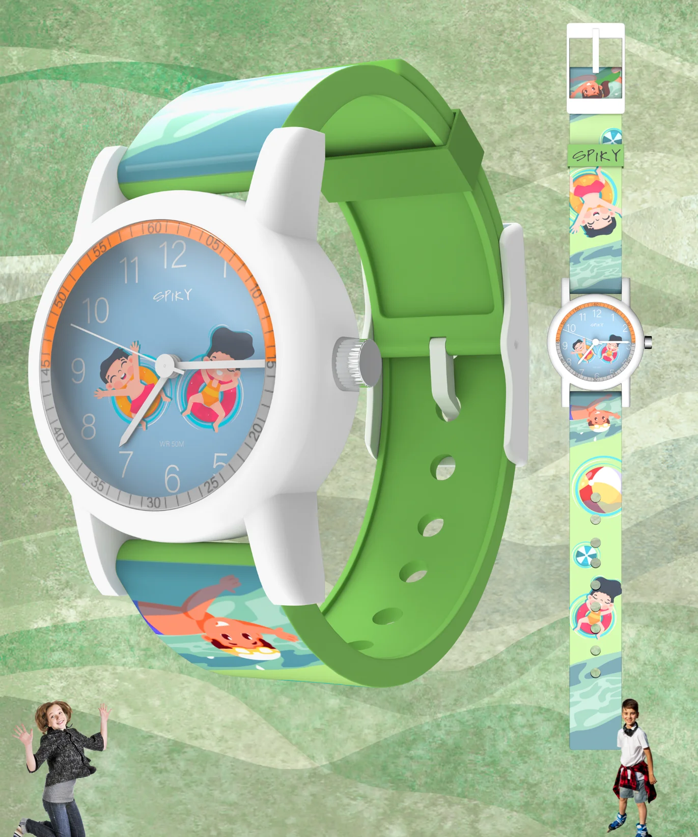 SPIKY Kids Analog Watch Water Resistant