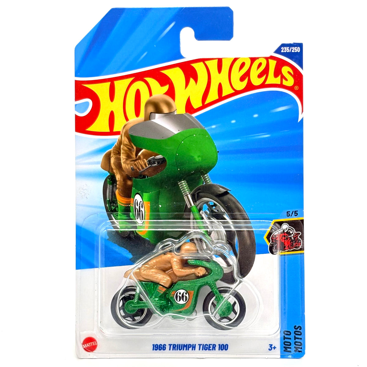 Hot Wheels Basic Mainline Car 1966 Triumph Tiger 100