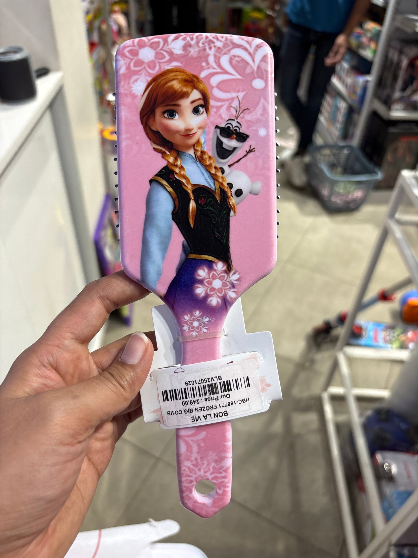 Frozen Princess Character Hair Comb