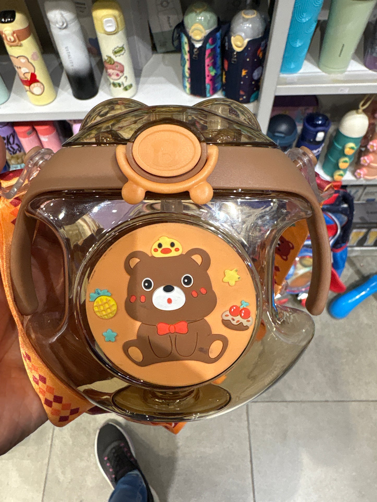 Donut Water Bottle | GBT-3138| 450 ML ( COLOR MAY VERY )