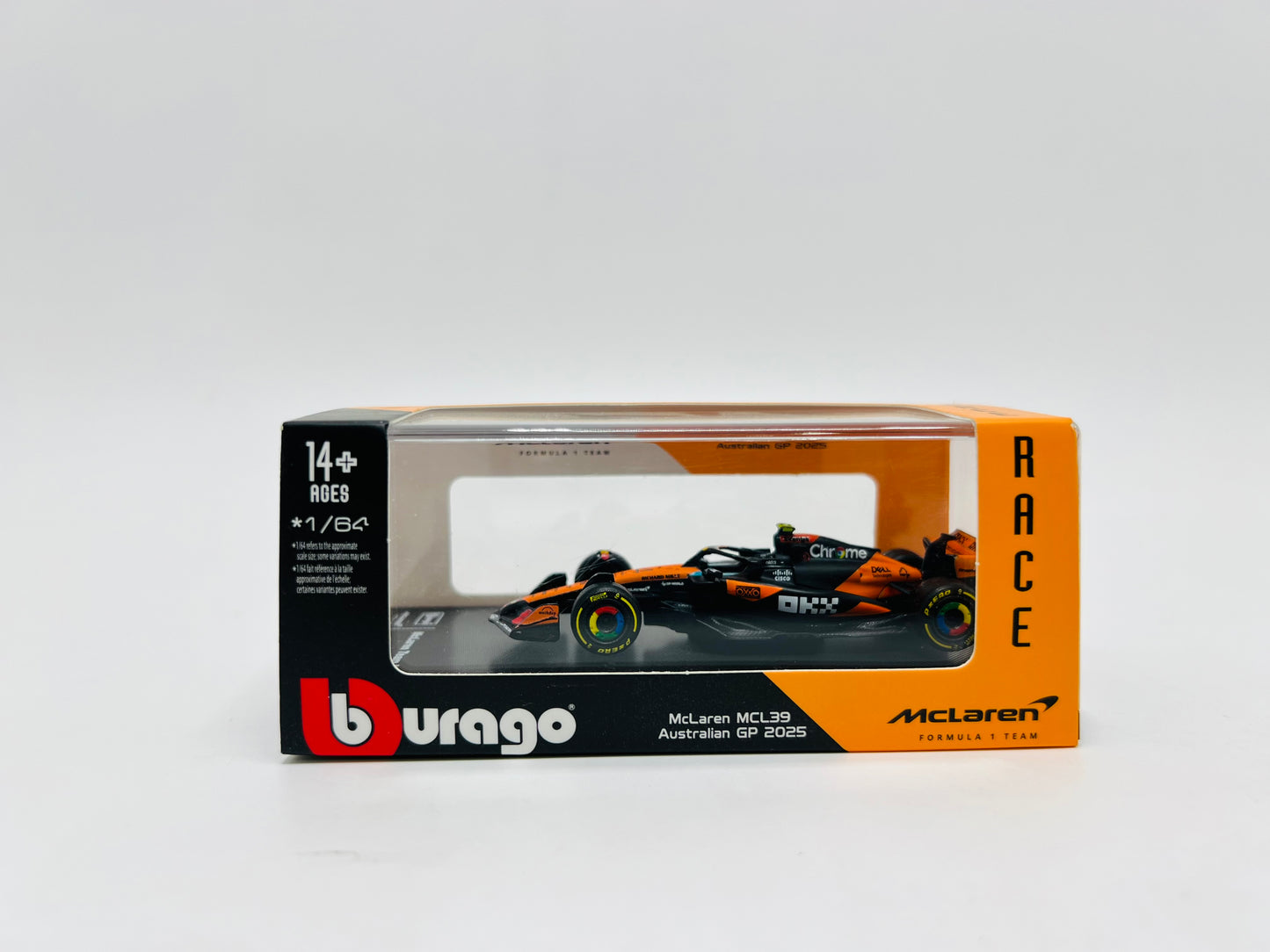 Bburago Original Formula 1 Acrylic Box Die Cast Scale Model Car 1:64