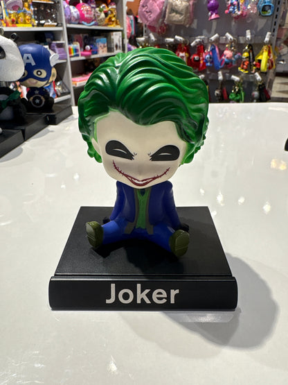 Car Dashboard and Home Decoration Accessories Bobble Shaking Head Avengers (12 Cms_Brown) Free : 3M Double Side Tape