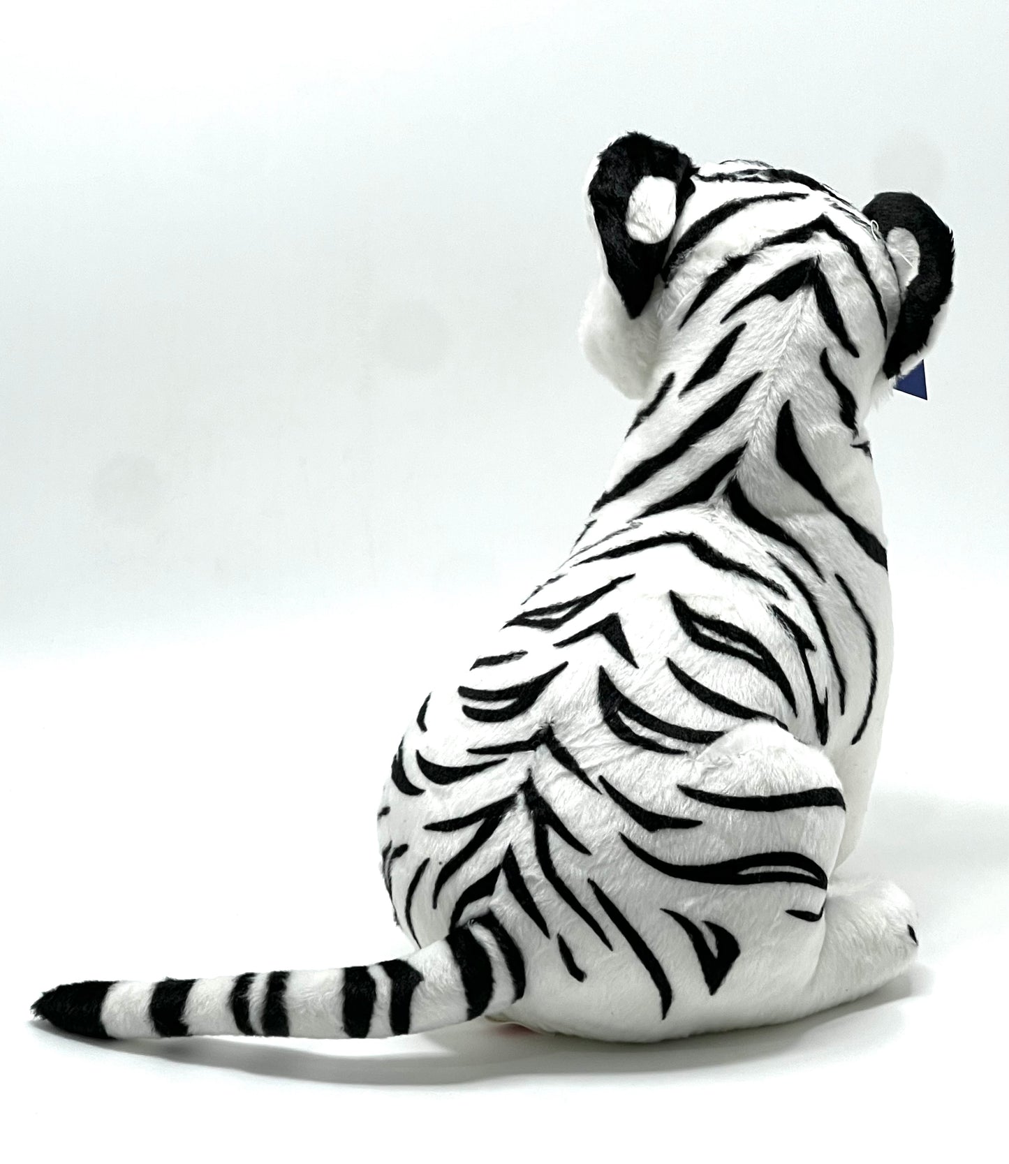 White Tiger Plush Soft Toy – 30 cm Realistic Stuffed Animal for Kids