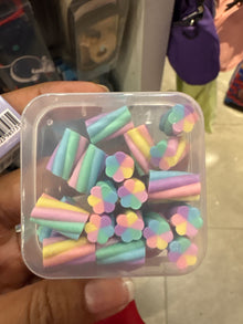 Rainbow Marshmallow Shaped Eraser Set