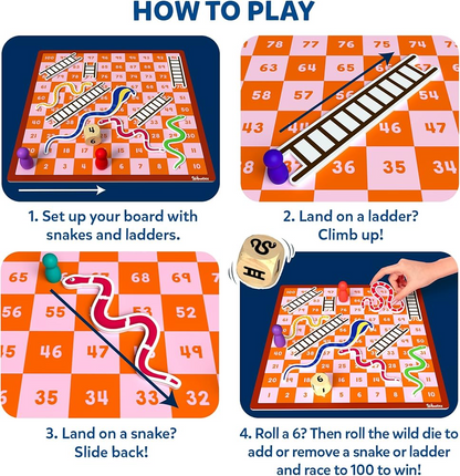 Skillmatics Classics Make Your Own Magnetic Snakes and Ladders