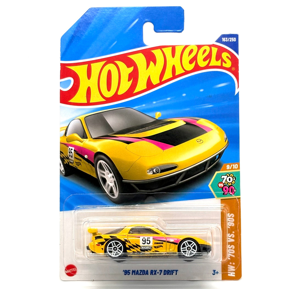 Hot Wheels Basic Mainline Car '95 Mazda RX-7 Drift