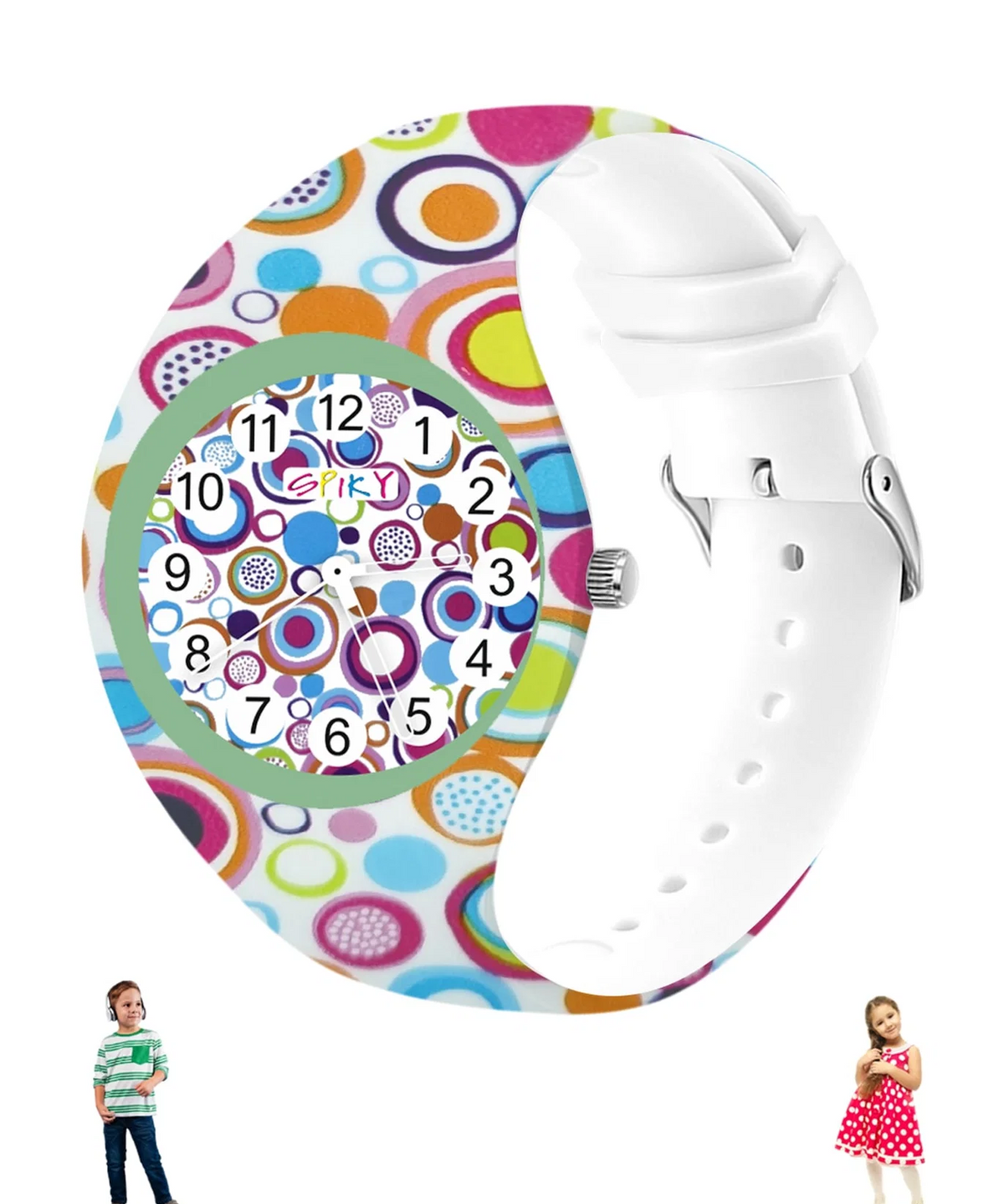 Spiky EVA A38 Printed Analog Watch