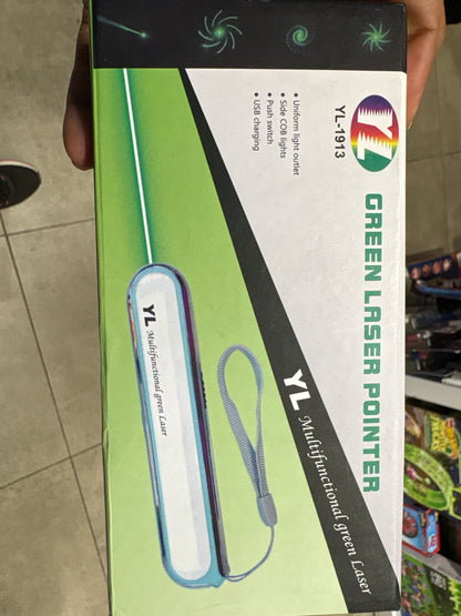 YL Multifunctional Green Laser Pointer with COB Light YL-1913